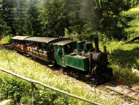 úvraťová úzkokoľajná lesná železnica, jedna z mála v Európe (Vychylovka, Kysuce)